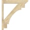 Ekena Millwork Merced Slat Rough Sawn Outlooker, Douglas Fir, 6"W x 32"D x 36"H OUT06X32X36MRC06RDF - alternate 4